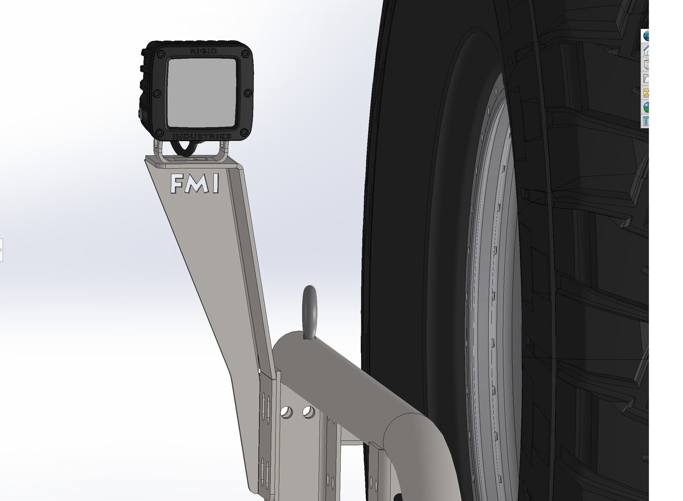 Foutz Motorsports Bed Organizer Chase Rack Add On Light Mount Kit