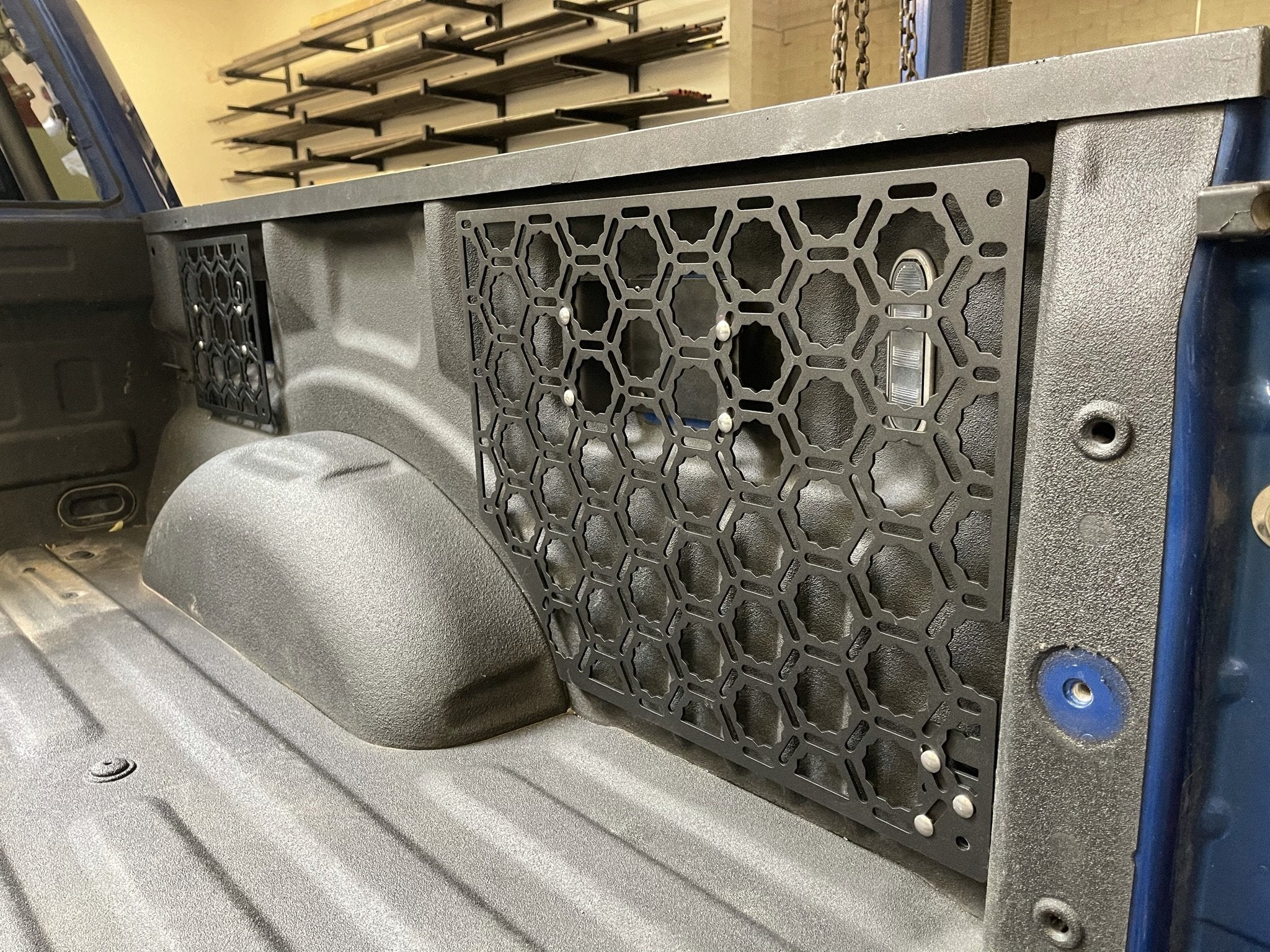 Foutz Motorsports Bed Organizer Panel kit 2015-2026 Ford F-150 2017-2026 Ford F-150 Raptor 2023-2026 Ford F-150 Raptor R