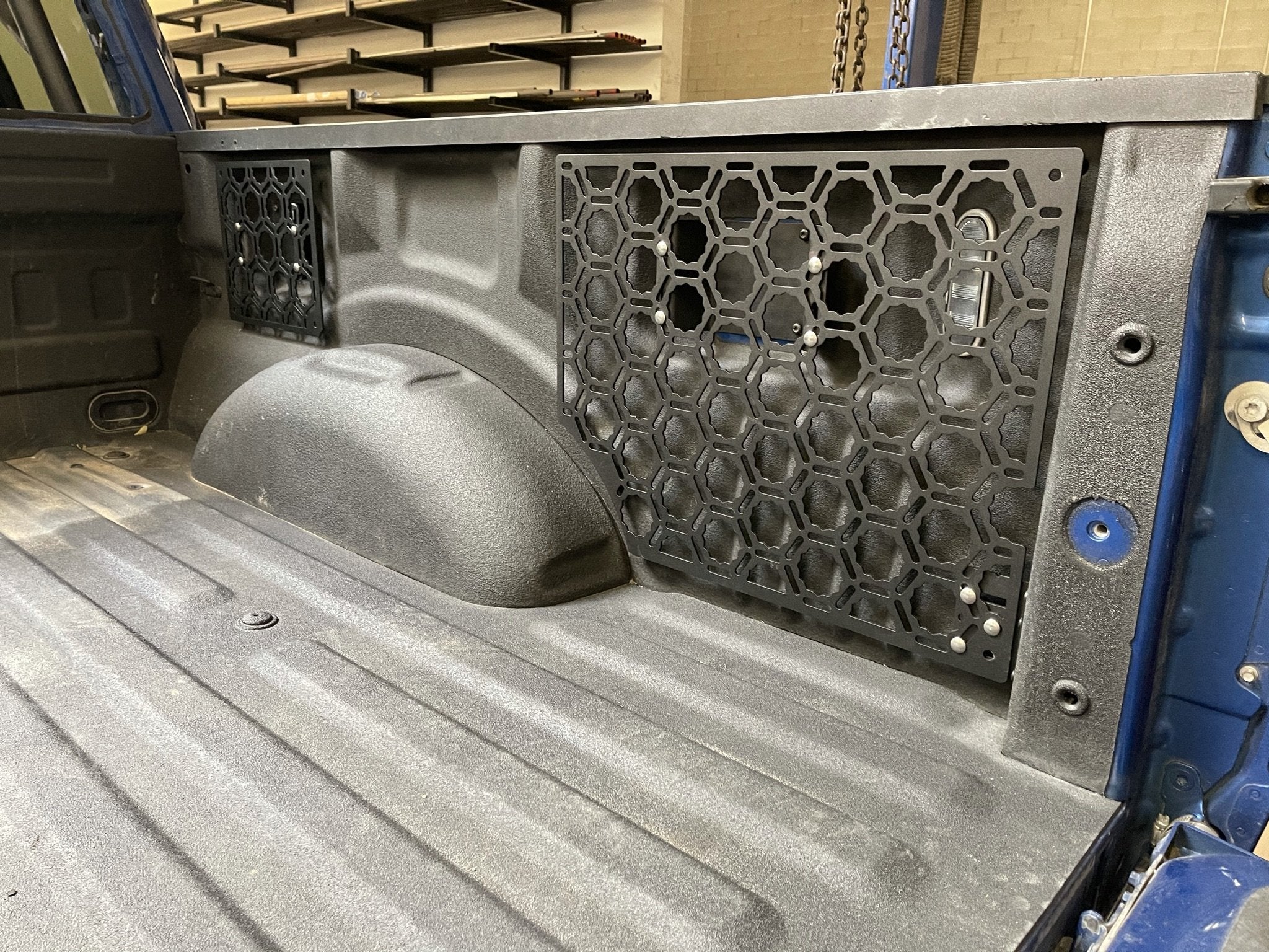 Foutz Motorsports Bed Organizer Panel kit 2015-2026 Ford F-150 2017-2026 Ford F-150 Raptor 2023-2026 Ford F-150 Raptor R