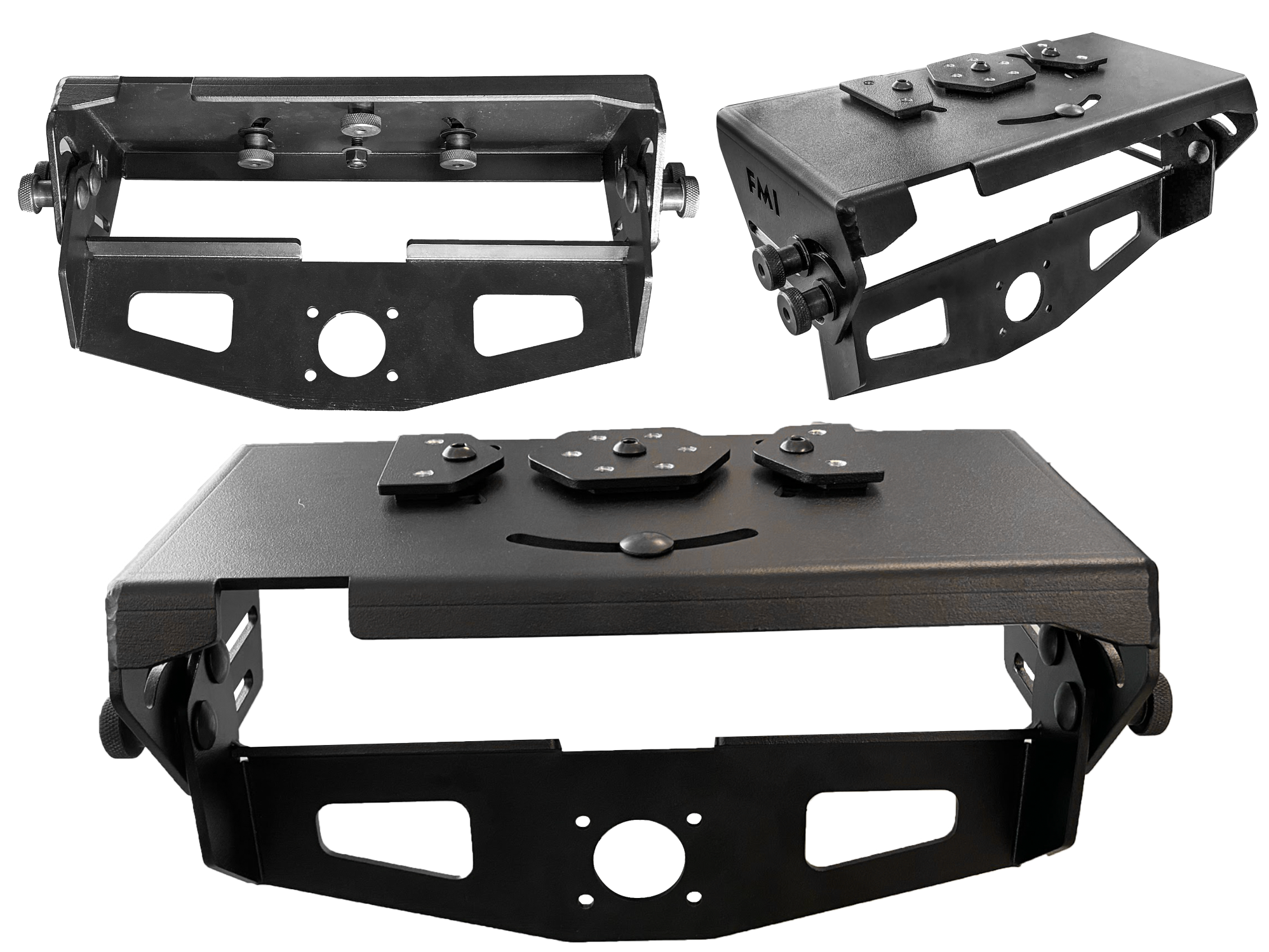 Foutz Motorsports Fold Down Garmin TREAD-XL GPS Mount - (for & Roof Panel) 2022-2026 Ford Bronco Raptor 2021-2026 Ford Bronco