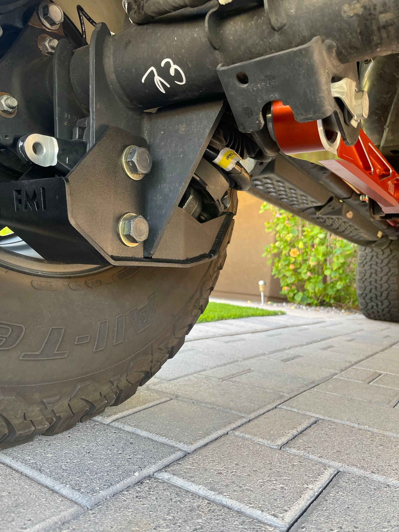 Foutz Motorsports Rear shock skid kit 2022-2026 Ford Bronco Raptor