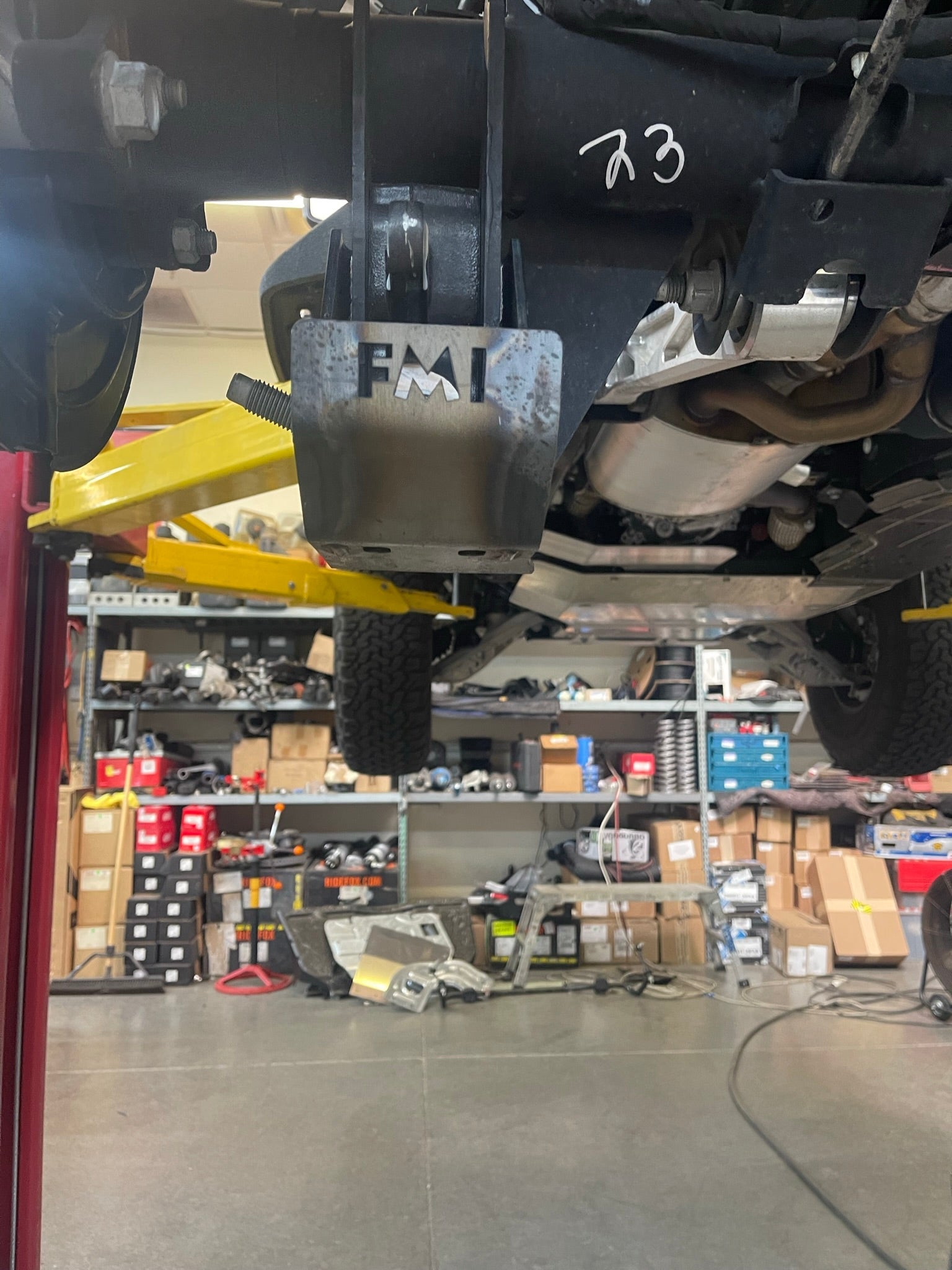 Foutz Motorsports Rear shock skid kit 2022-2026 Ford Bronco Raptor