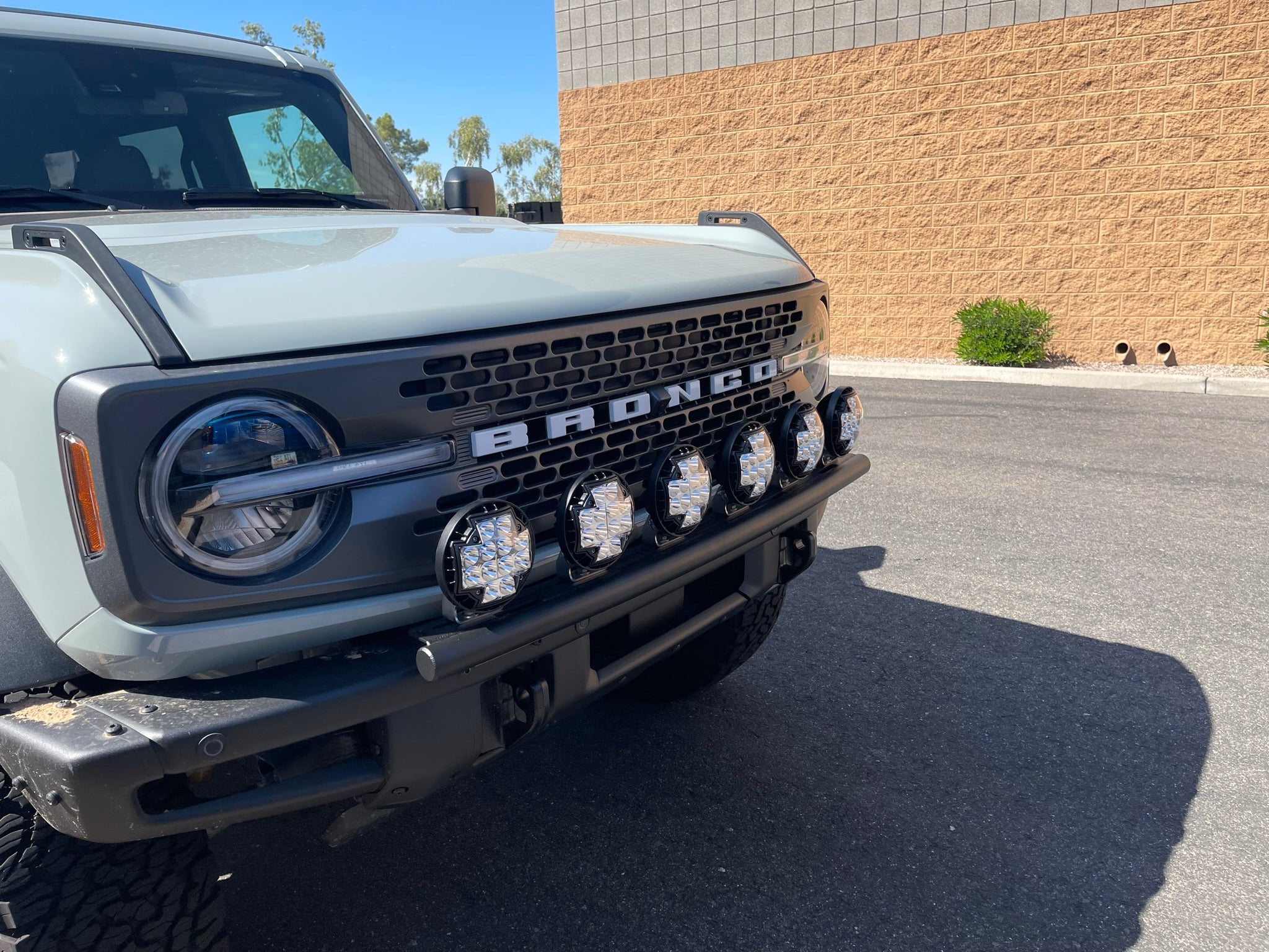 Foutz Motorsports Front Light Mount Kit for Stock Front Bumper 2021-2026 Ford Bronco