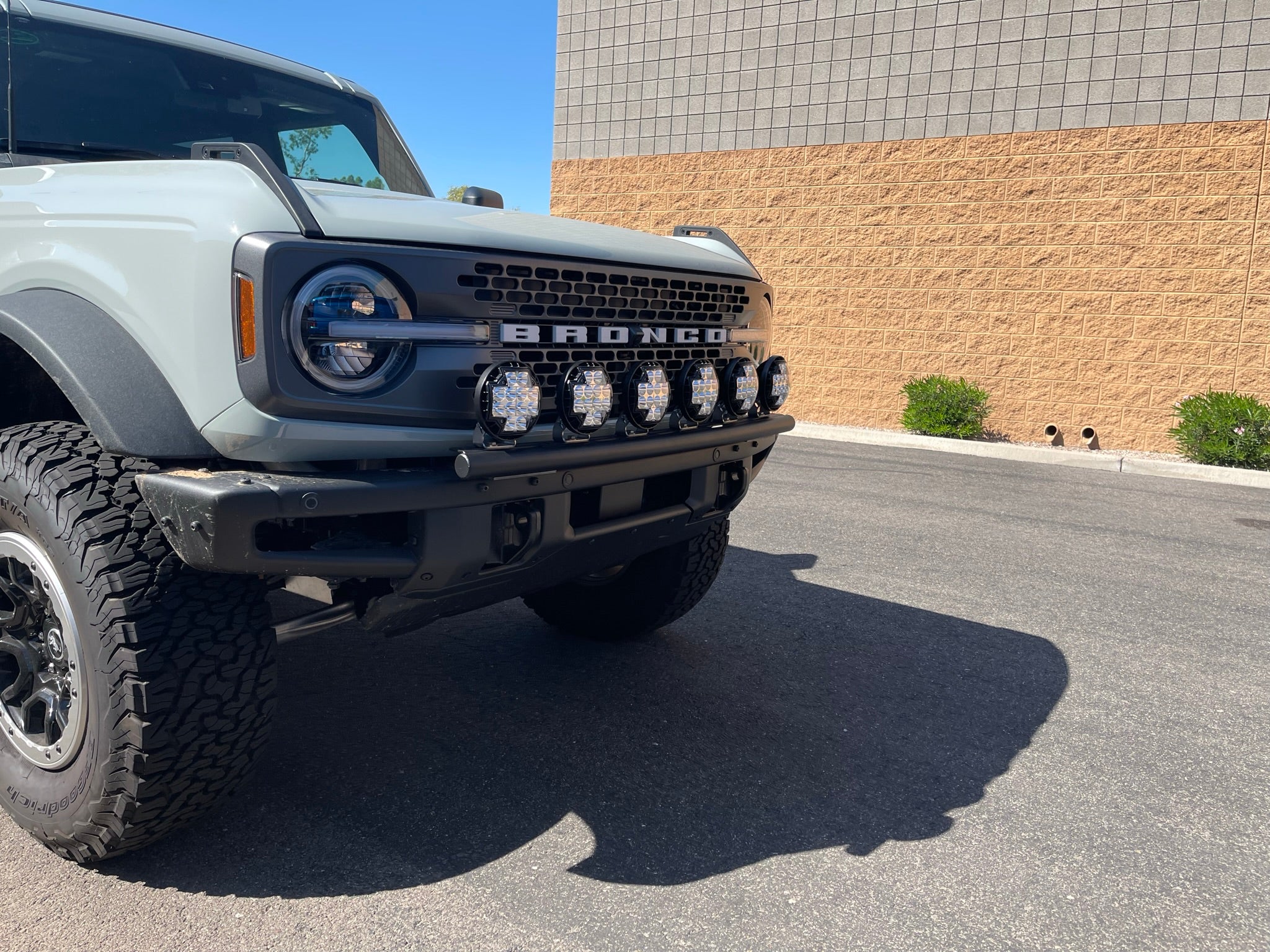 Foutz Motorsports Front Light Mount Kit for Stock Front Bumper 2021-2026 Ford Bronco