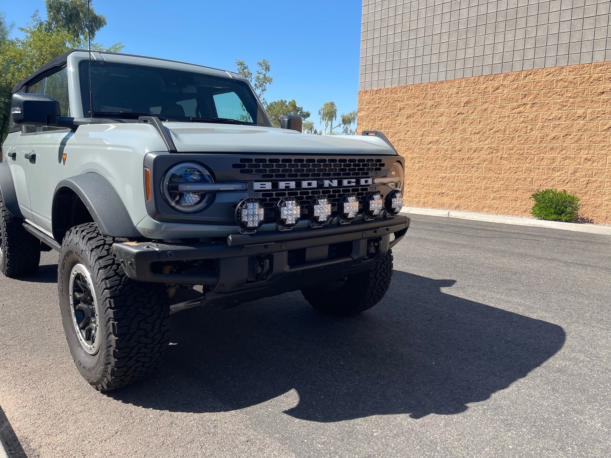 Foutz Motorsports Front Light Mount Kit for Stock Front Bumper 2021-2026 Ford Bronco