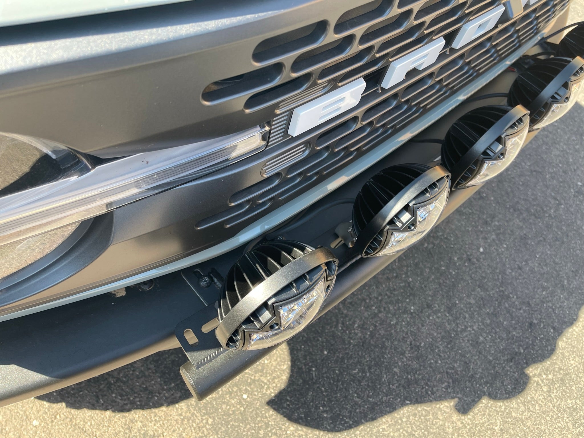 Foutz Motorsports Front Light Mount Kit for Stock Bumper 2022-2026 Ford Bronco Raptor