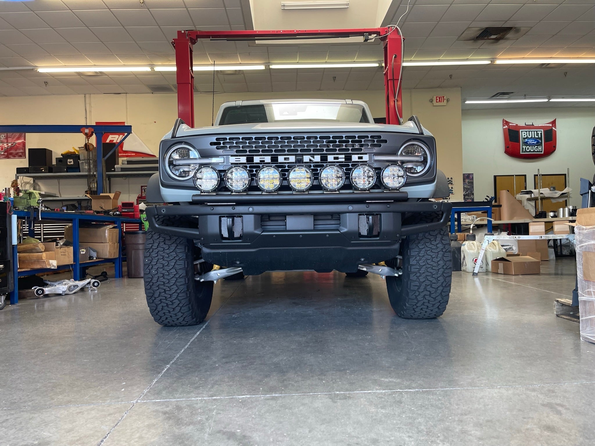 Foutz Motorsports Front Light Mount Kit for Stock Front Bumper 2021-2026 Ford Bronco