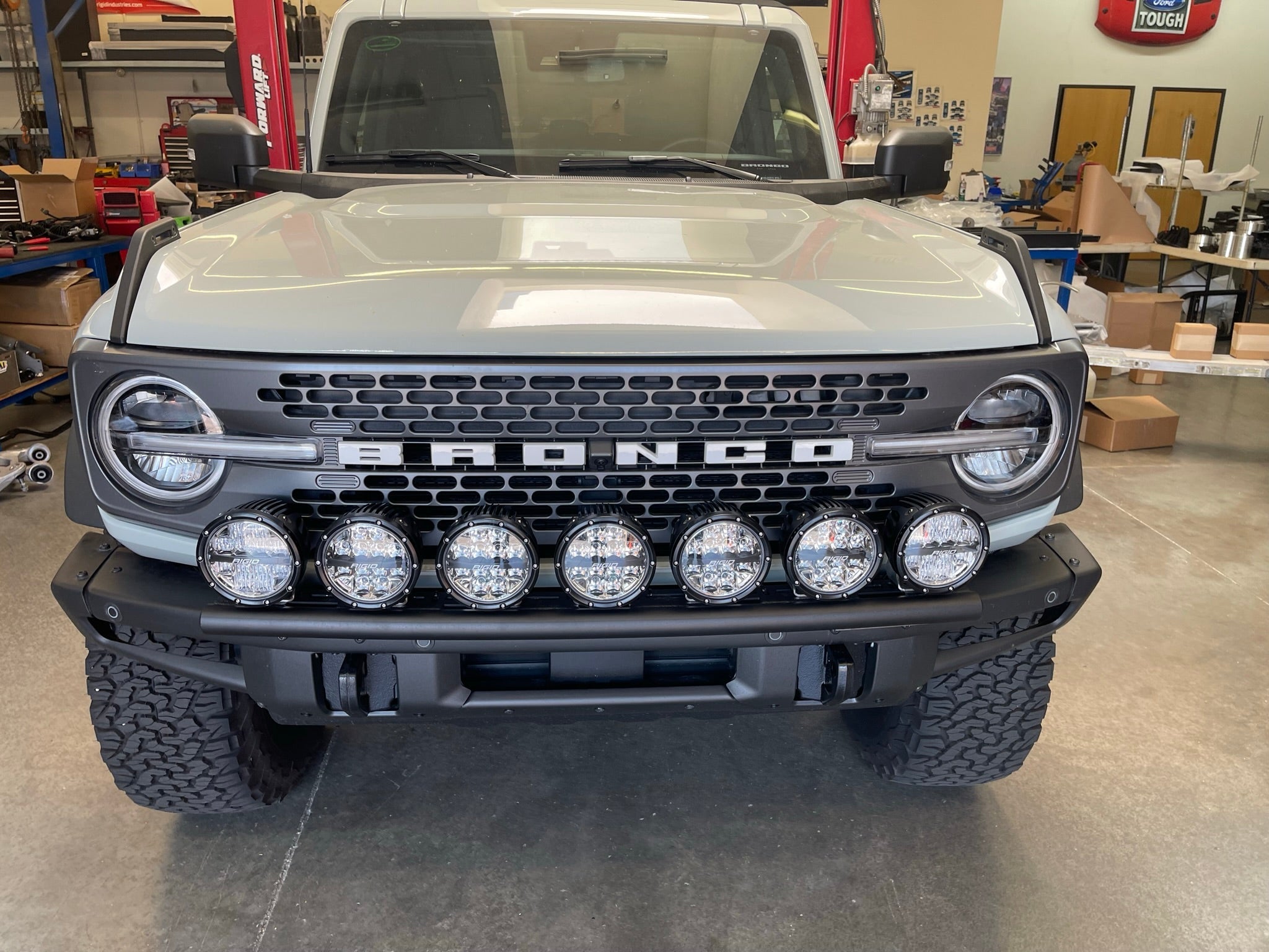 Foutz Motorsports Front Light Mount Kit for Stock Bumper 2022-2026 Ford Bronco Raptor