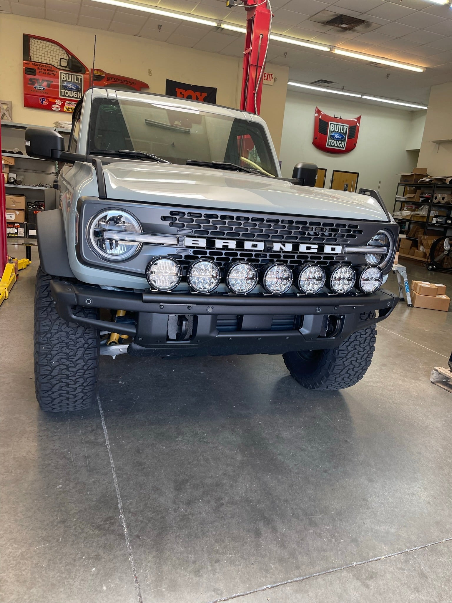 Foutz Motorsports Front Light Mount Kit for Stock Bumper 2022-2026 Ford Bronco Raptor