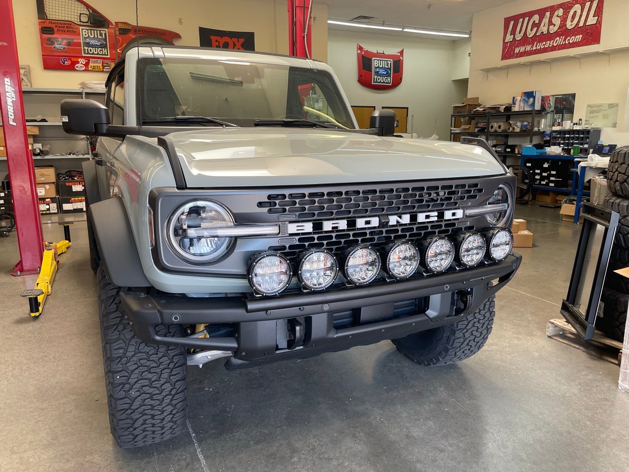 Foutz Motorsports Front Light Mount Kit for Stock Front Bumper 2021-2026 Ford Bronco