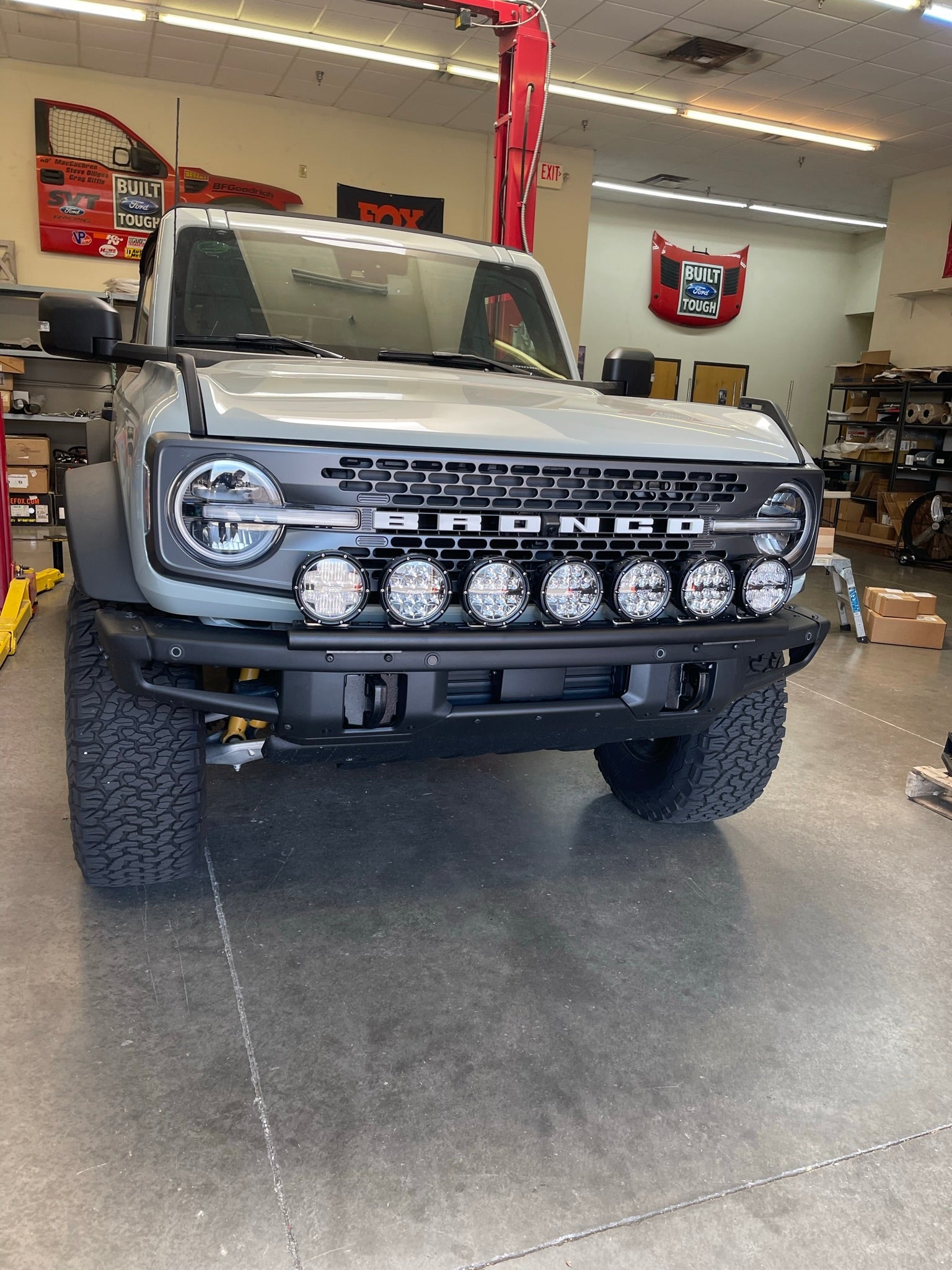 Foutz Motorsports Front Light Mount Kit for Stock Front Bumper 2021-2026 Ford Bronco