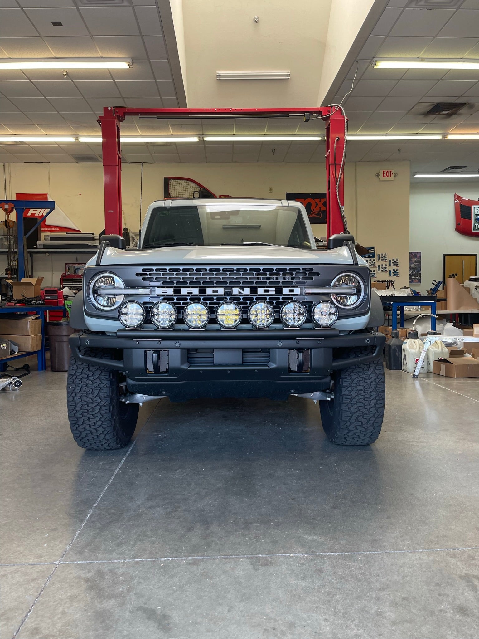 Foutz Motorsports Front Light Mount Kit for Stock Bumper 2022-2026 Ford Bronco Raptor