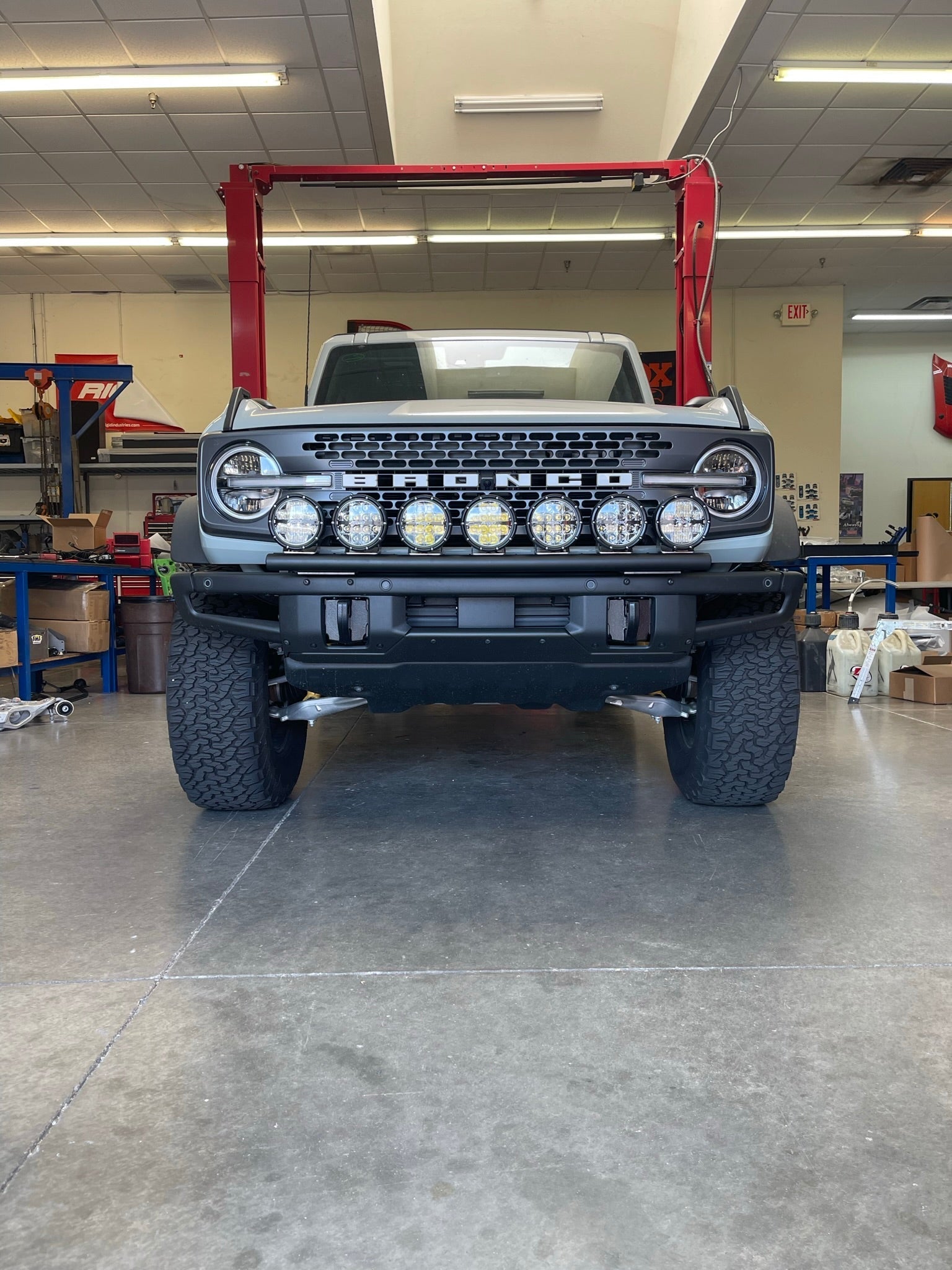 Foutz Motorsports Front Light Mount Kit for Stock Bumper 2022-2026 Ford Bronco Raptor