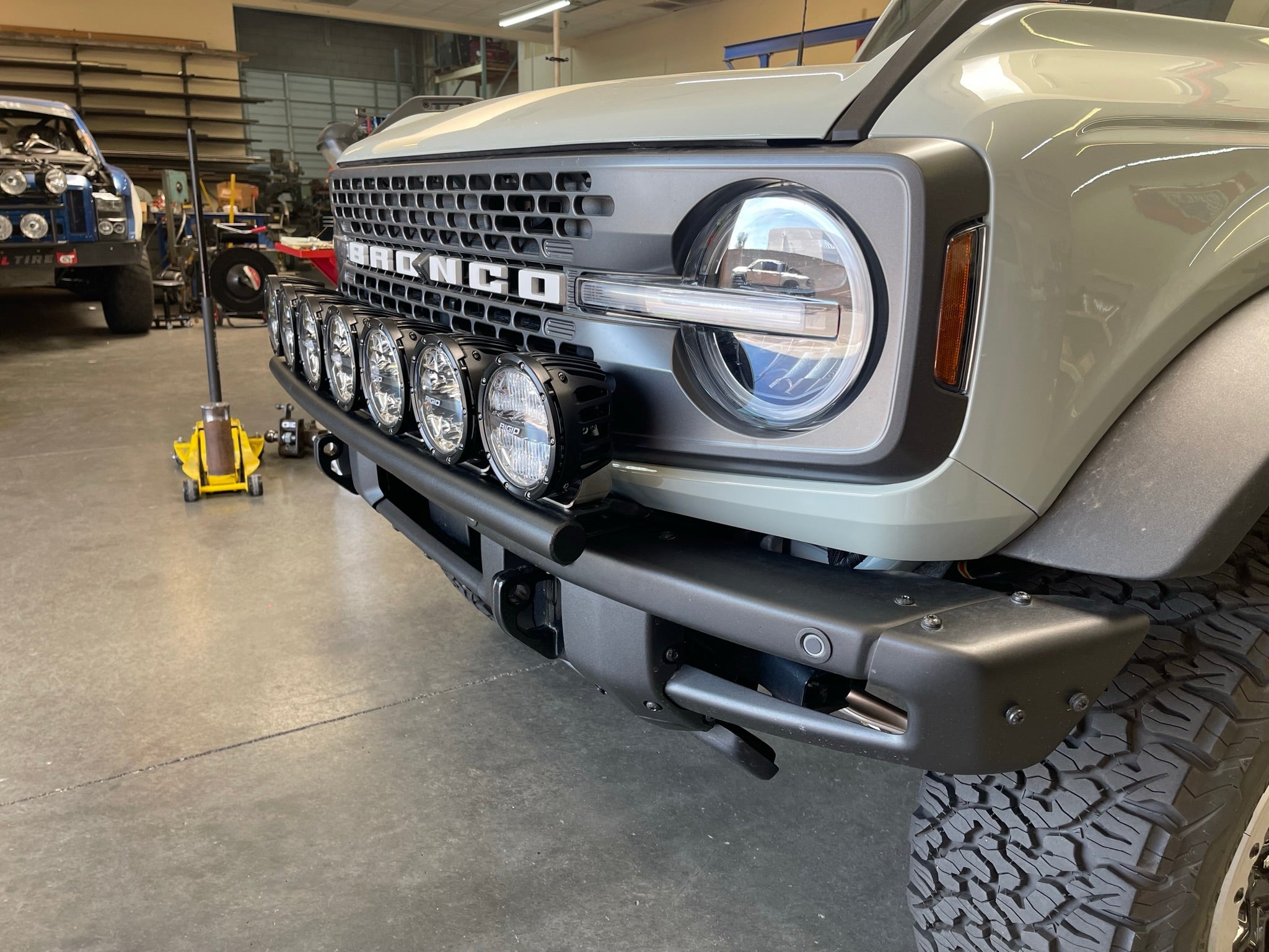 Foutz Motorsports Front Light Mount Kit for Stock Front Bumper 2021-2026 Ford Bronco