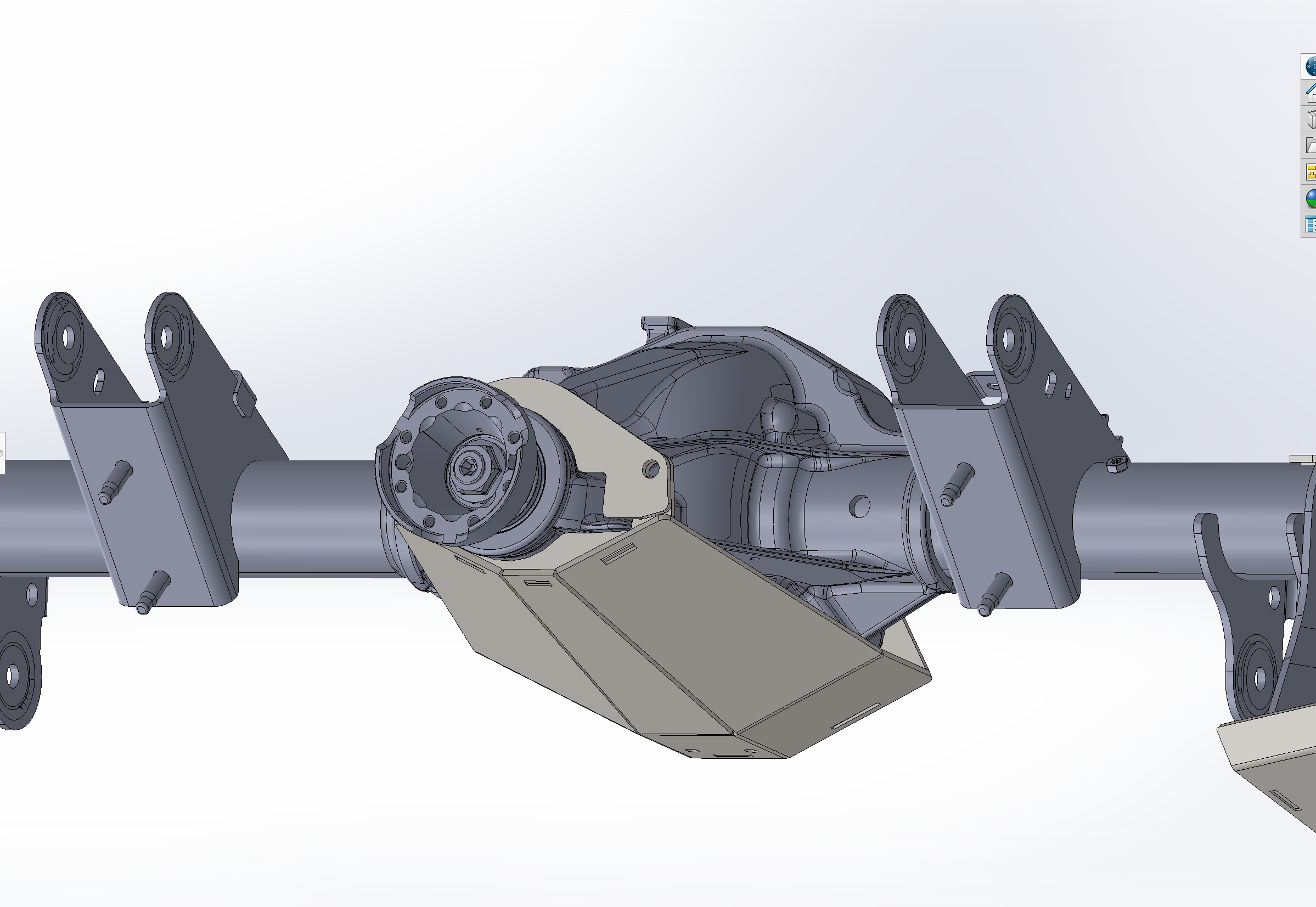 Foutz Motorsports Rear Differential Skid Plate 2021-2026 Ford Bronco