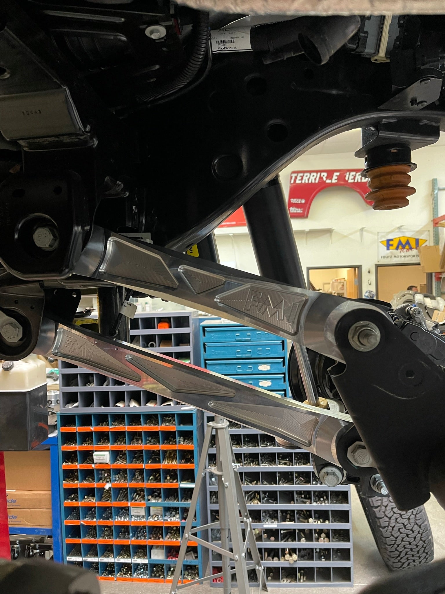 Foutz Motorsports Billet Aluminum Rear Suspension Lower Arms 2022-2026 Ford Bronco Raptor