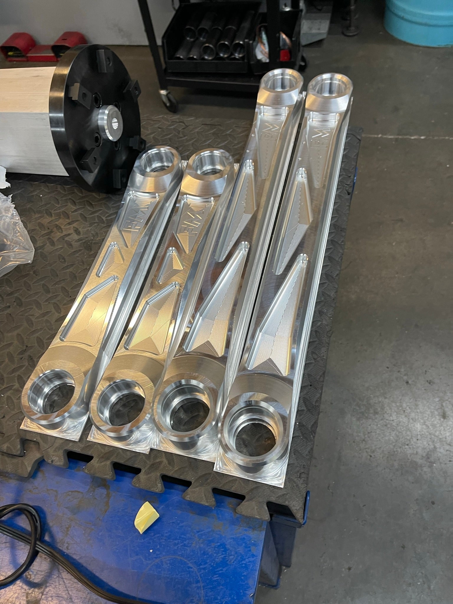 Foutz Motorsports Billet Aluminum Rear Suspension Lower Arms 2022-2026 Ford Bronco Raptor