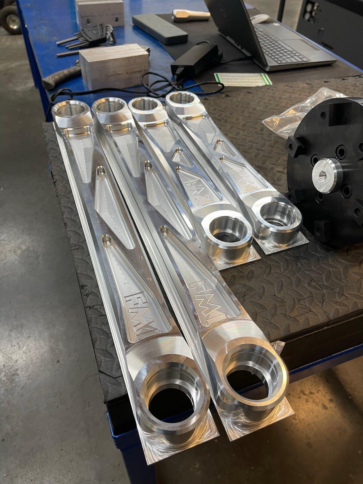 Foutz Motorsports Billet Aluminum Rear Suspension Lower Arms 2022-2026 Ford Bronco Raptor