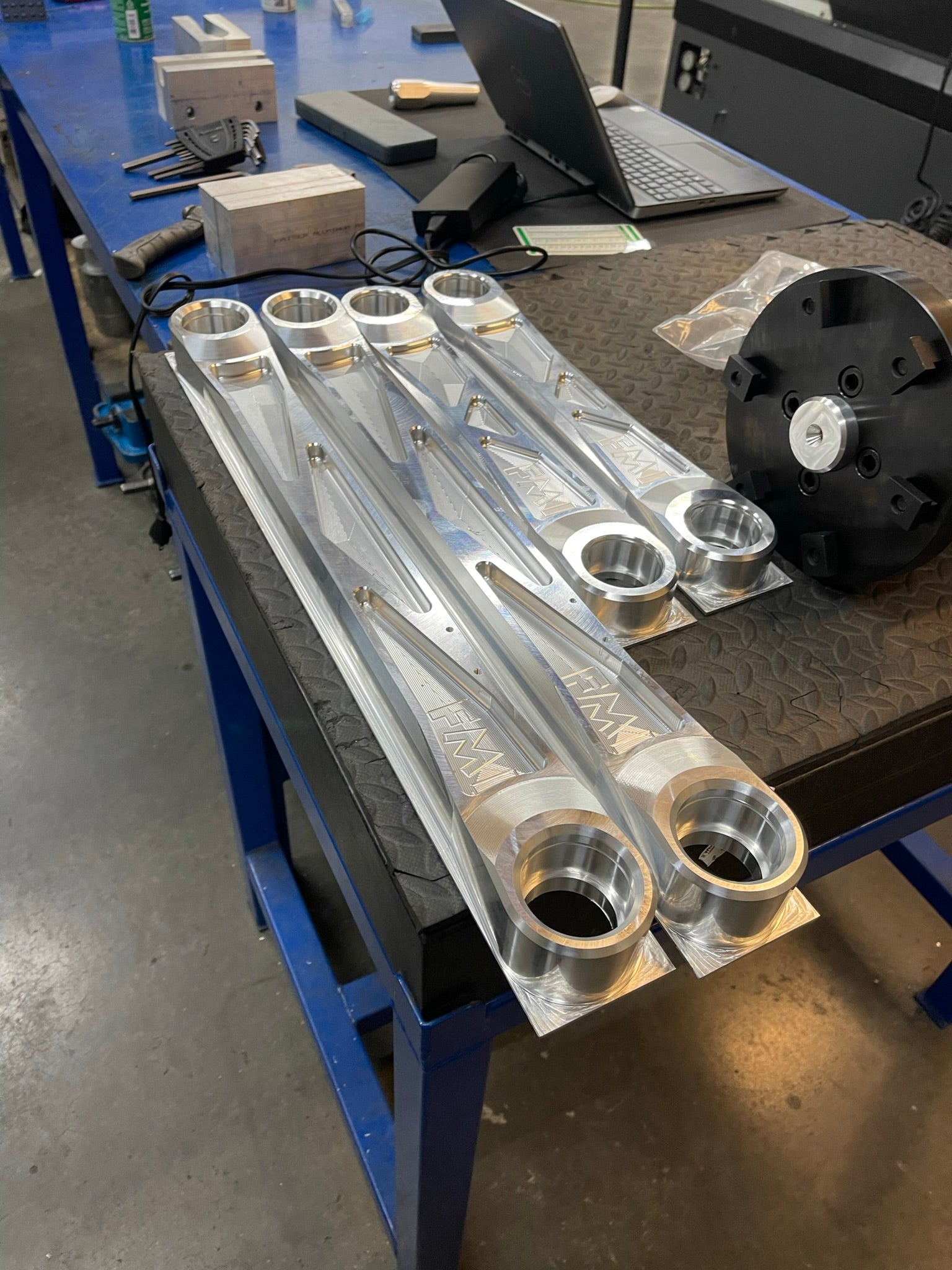 Foutz Motorsports Billet Aluminum Rear Suspension Upper Arms 2022-2026 Ford Bronco Raptor