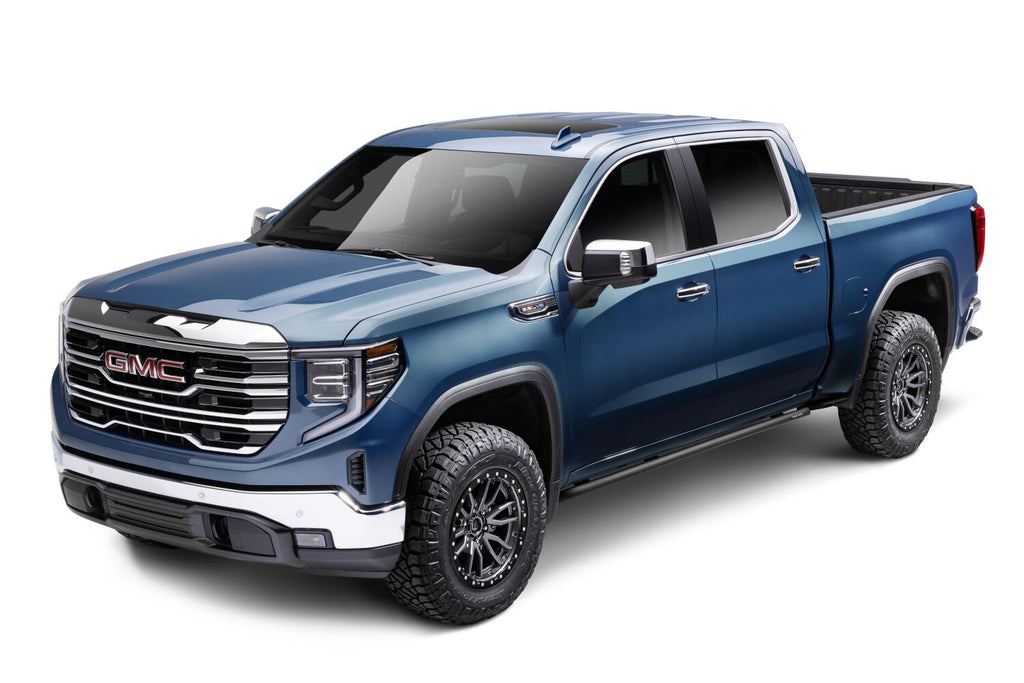 RKR Rock Rails Cab Length 2019 (New Body Style)-2025 Chevy Silverado/GMC Sierra 1500/2020-2025 2500 HD/3500 HD Crew Cab Textured Black NFab