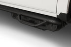 Nerf Step Bar Wheel-to-Wheel with Bed Access (3 Steps per Side) 3 Inch Main Tube Diameter 2019 (New Body Style)-2025 Chevy Silverado/GMC Sierra 6 Foot 6 Inch Bed Double Cab Textured Black NFab
