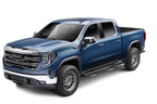 Nerf Step Bar Wheel-to-Wheel with Bed Access (3 Steps per Side) 3 Inch Main Tube Diameter 2019 (New Body Style)-2025 Chevy Silverado/GMC Sierra 5 Foot 9 Inch Bed Crew Cab Gloss Black NFab