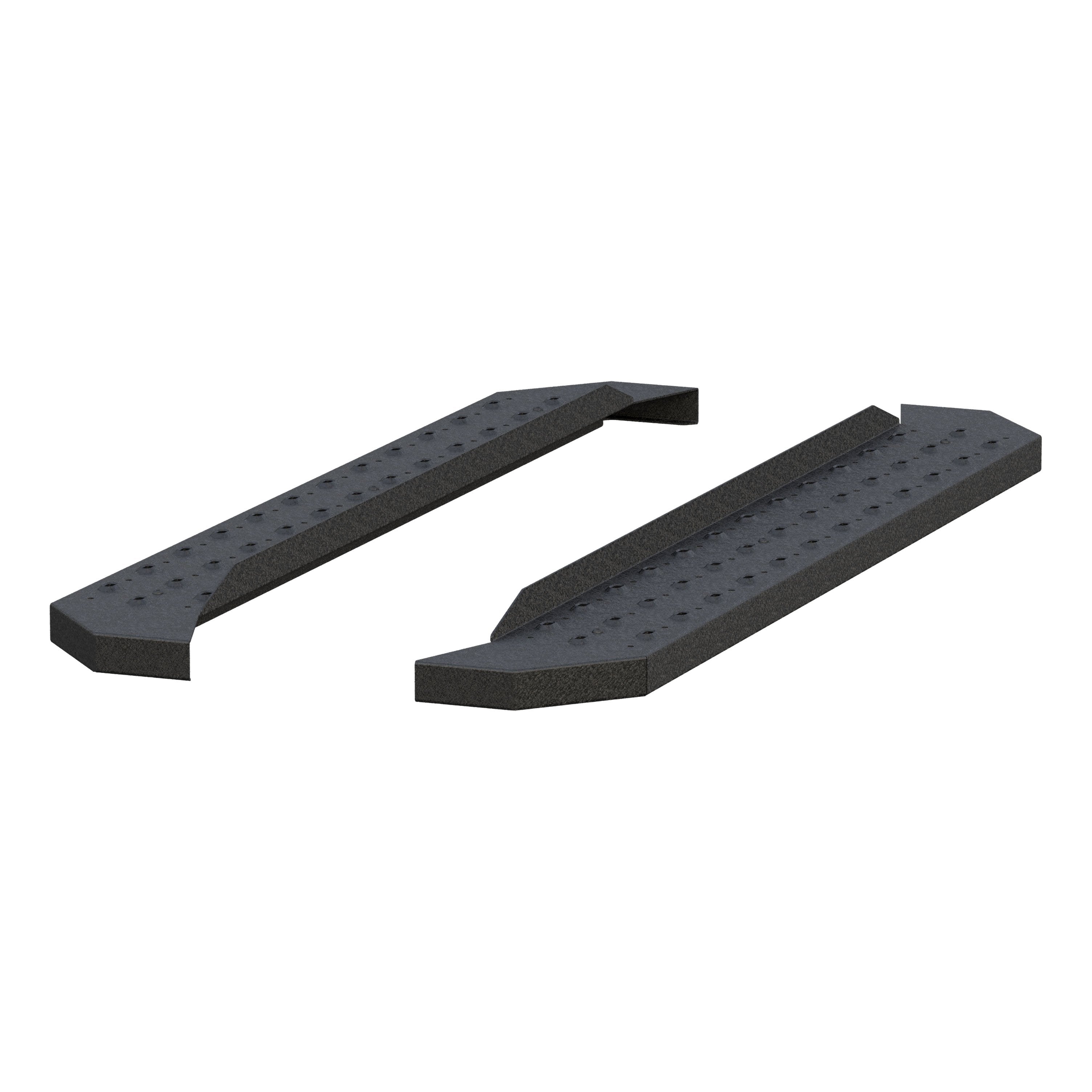 ARIES RidgeStep 6-1/2" x 53" Black Steel Running Boards (No Brackets), 1999-2026 Ford F-250/F-350 Super Duty, 2007-2017 Toyota Tundra, 2009-2026 Ford F-150 & more