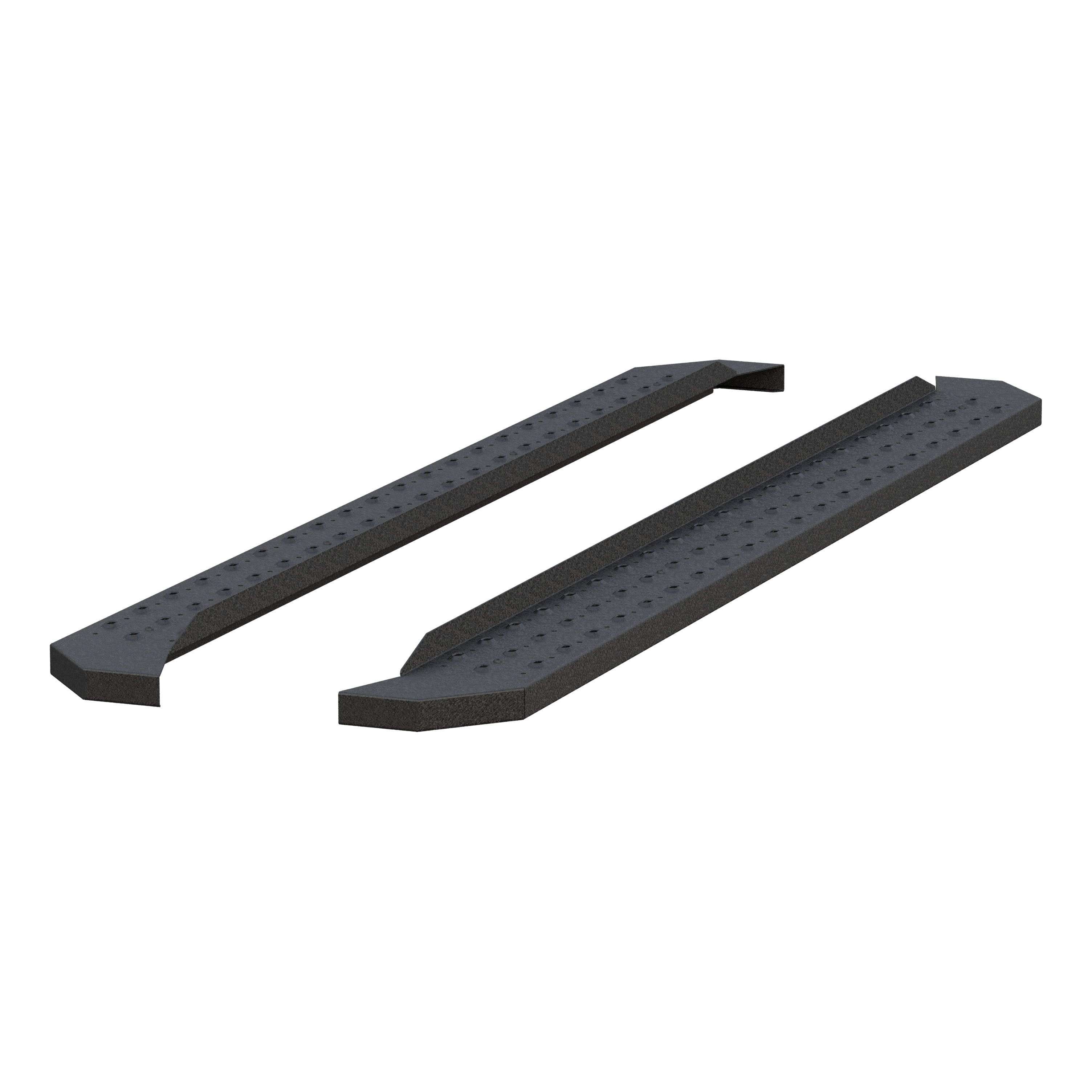 ARIES RidgeStep 6-1/2" x 85" Black Steel Running Boards (No Brackets), 2007-2026 Toyota Tundra, 2015-2023 Toyota Tacoma, 2015-2026 Ford F-150 & more