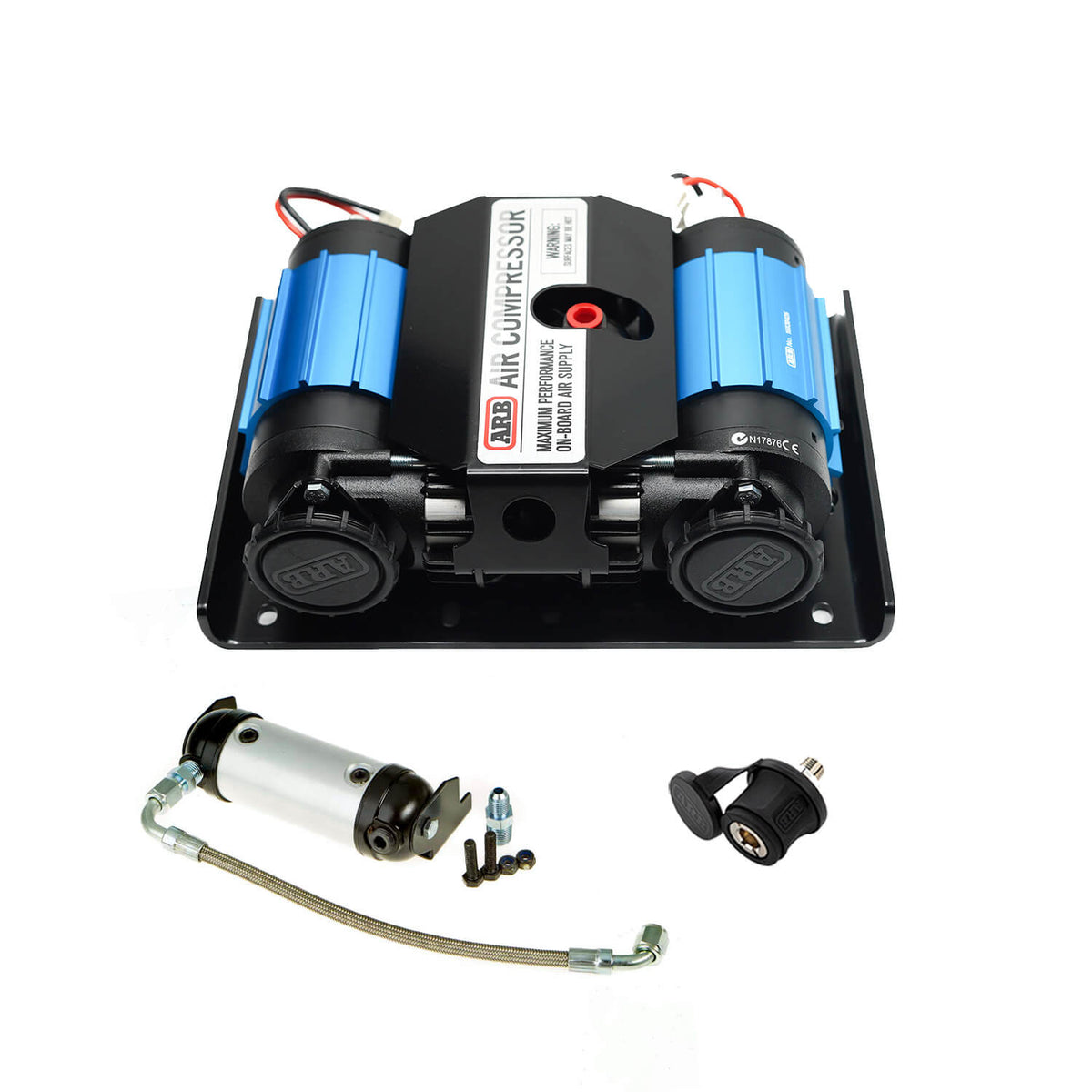 21-25 Ford Bronco Twin 12V Onboard Compressor Kit - Apollo Off-Road