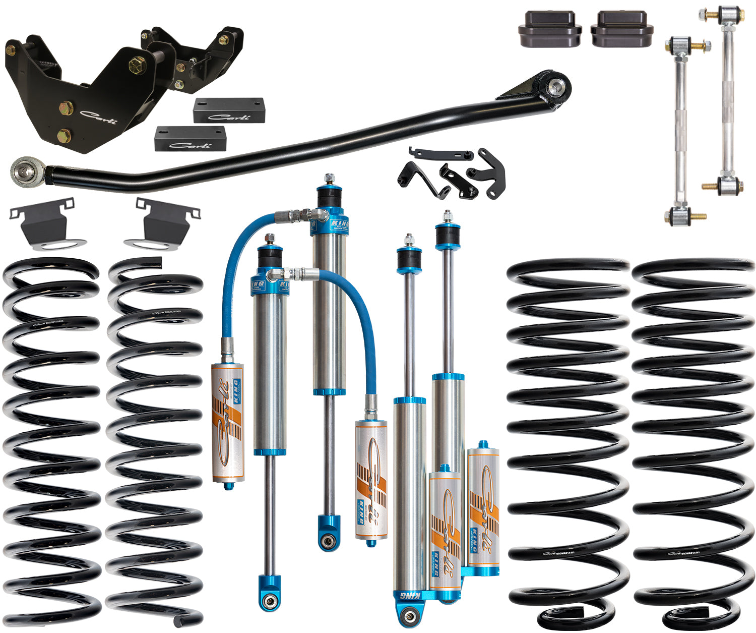 Pintop 2.5 Suspension System Base 3.25 Lift 14-26 RAM 2500 Coil Rear Carli Suspension
