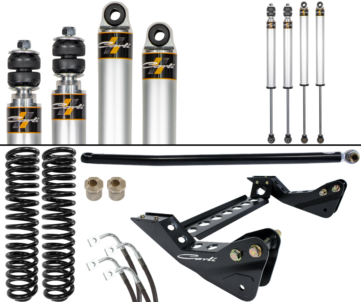 Commuter 2.0 System Base 4.5/5.5 inch Lift 2005-07 Ford F250/F350 Diesel Carli Suspension