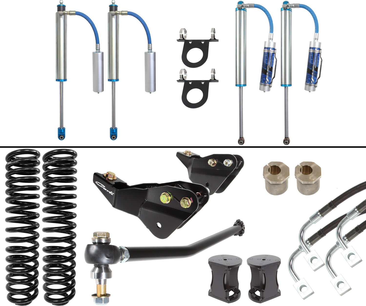 Pintop Suspension System Base 4.5/5.5 Lift 17-22 Ford F250/350 Diesel Carli Suspension
