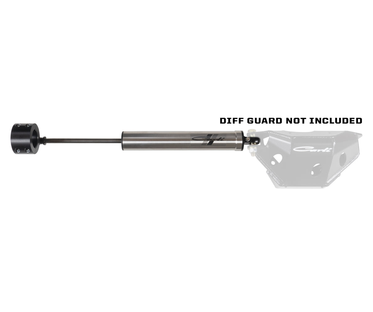 Low Mount Steering Stabilizer without Differential Guard Carli Suspension