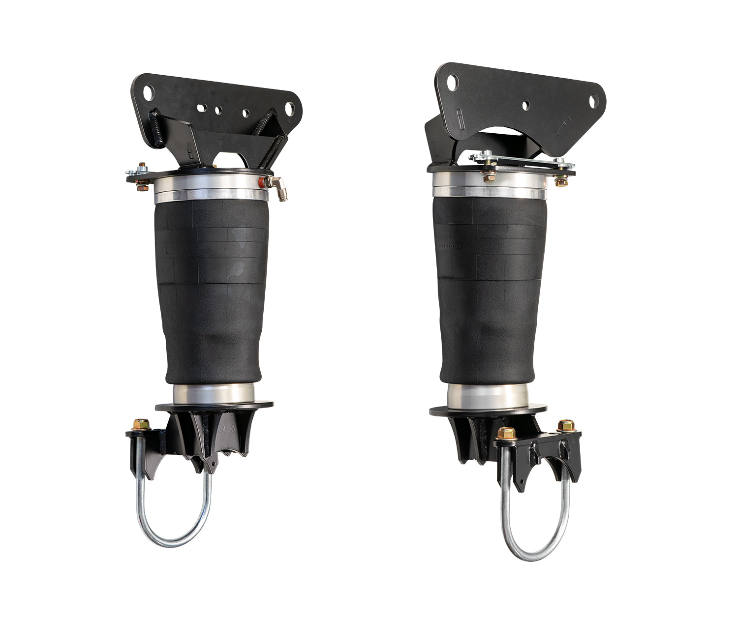 Long Travel Air Bag System For 4.5 Inch Systems 4.0 inch Axle Diameter Parts Included: CS-Fltb-17-BTM-40; CS-Fltb-23-UPR Carli Suspension