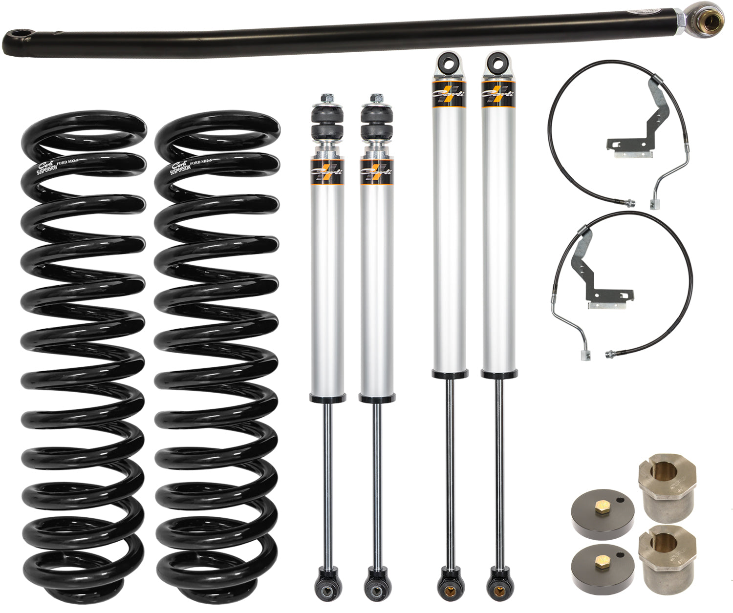 Commuter Leveling System Base 2.5 inch Lift 2008-10 Ford F250/F350 Diesel FSP Carli Suspension