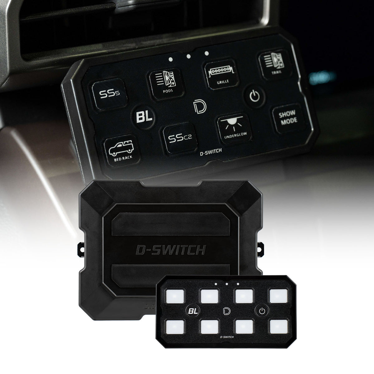 Diode Dynamics D-Switch 8-Channel Switch Panel