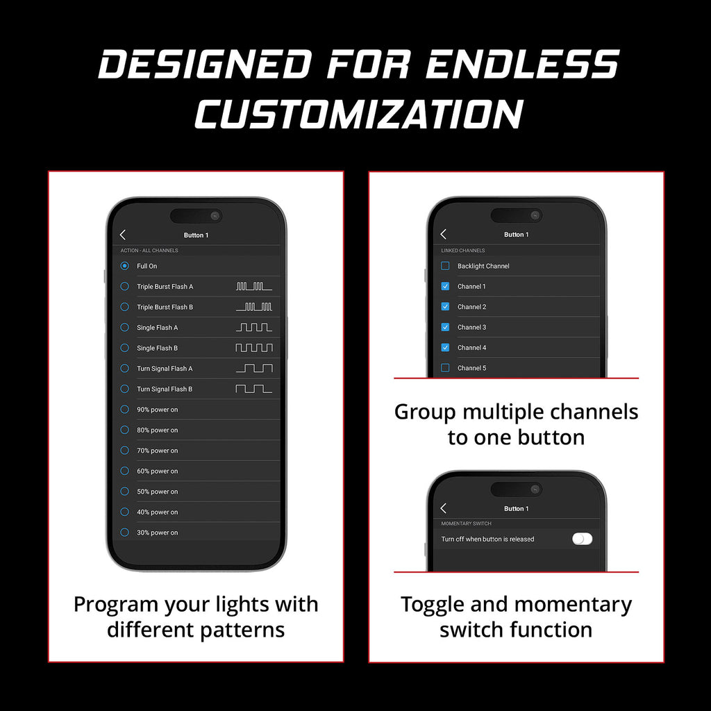 Diode Dynamics D-Switch 8-Channel Switch Panel