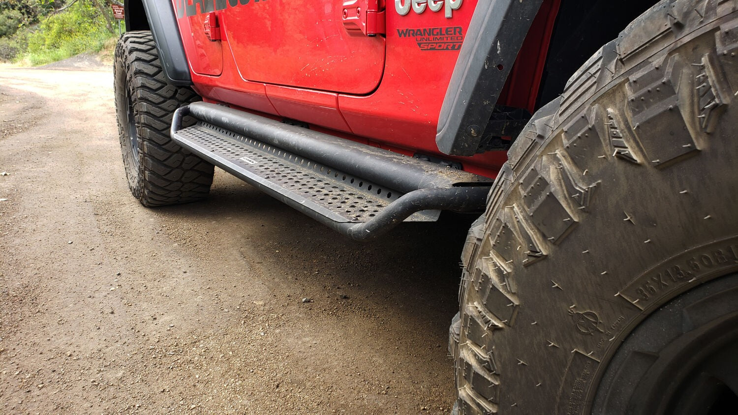 Dominator Xtreme D1 SideSteps Boards Only Textured Black 2021-2025 Ford Bronco Go Rhino