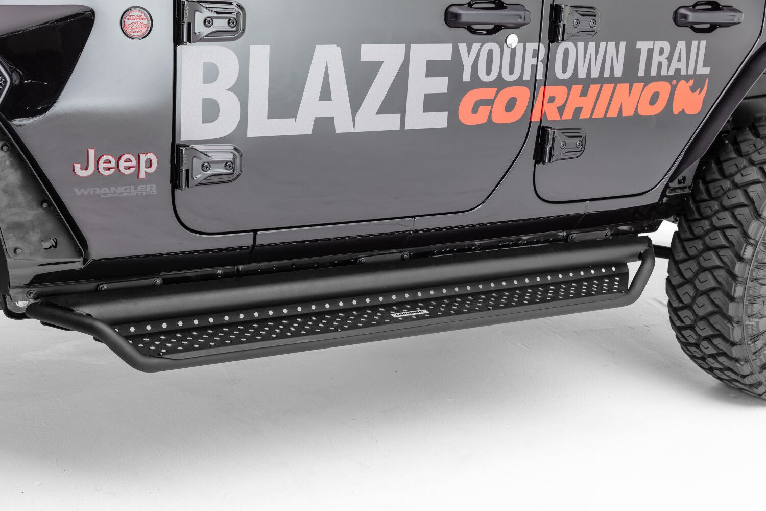 Dominator Xtreme D1 SideSteps Boards Only Textured Black 2006-2023 Tacoma 2007-2018 Jeep Wrangler JK 2014-2024 Toyota 4Runner 2015-2022 Colorado/Canyon 2021-2025 Ford Bronco Sport Go Rhino