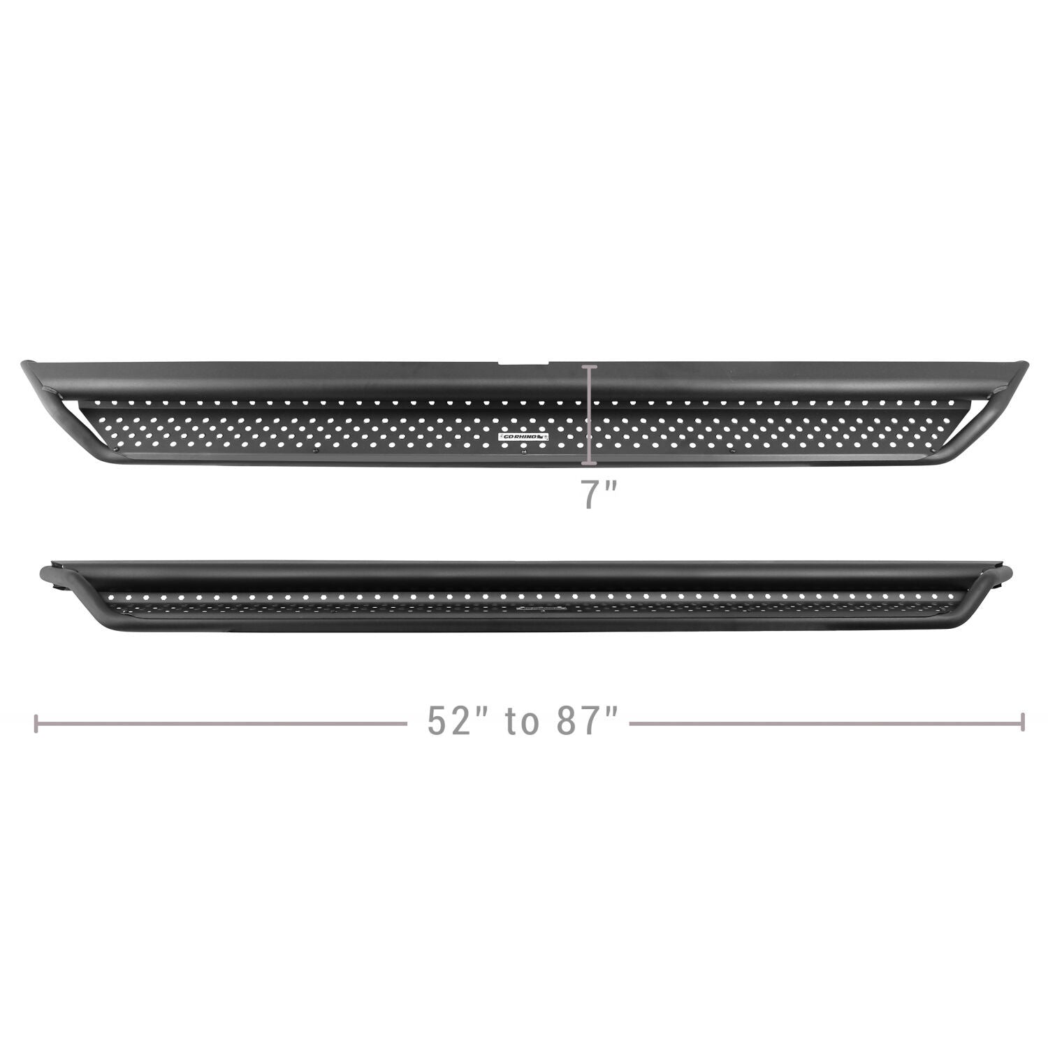 Dominator Xtreme D1 Side Steps with Rocker Panel Mounting Bracket Kit Textured Black 2022-2026 Ford Maverick Go Rhino