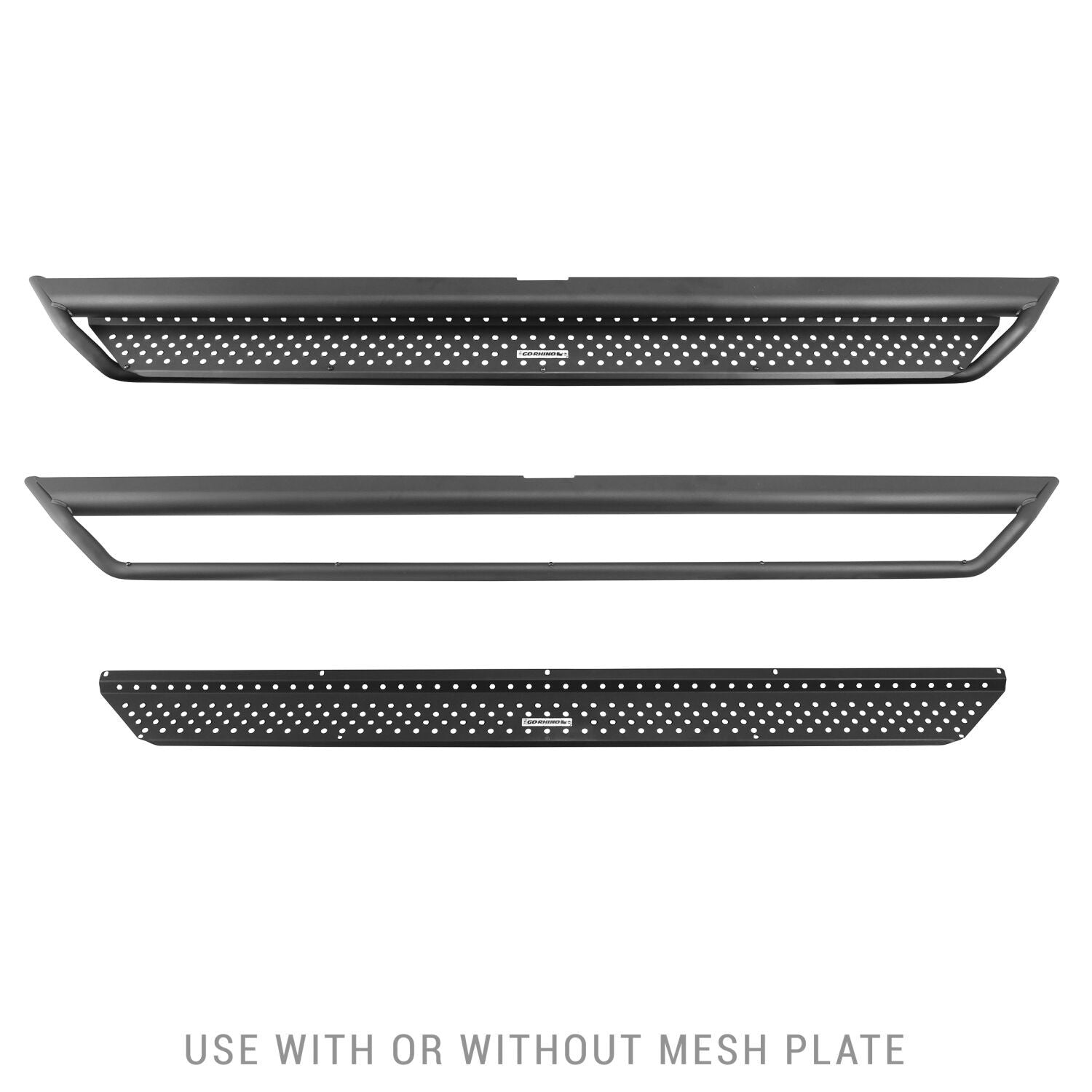 Dominator Xtreme D1 Side Steps with Rocker Panel Mounting Bracket Kit Textured Black 2022-2026 Ford Maverick Go Rhino
