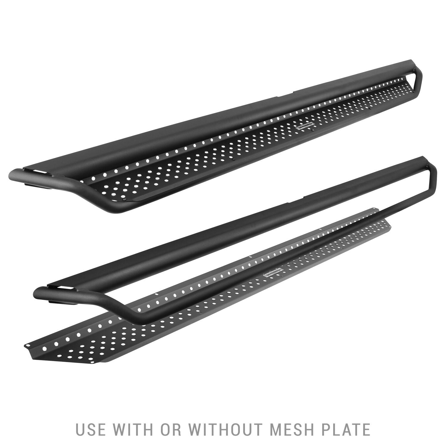 Dominator Xtreme D1 Side Steps with Rocker Panel Mounting Bracket Kit Textured Black 2022-2026 Ford Maverick Go Rhino