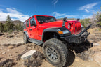 Dominator Xtreme D1 SideSteps With Mounting Bracket Kit Textured Black 2018-2026 Jeep Wrangler Go Rhino