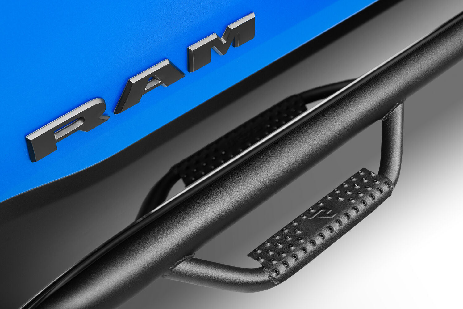 Nerf Step Bar Cab Length (2 Steps per Side) 2019-2025 (New Body Style) Ram 1500 Quad Cab Textured Black NFab