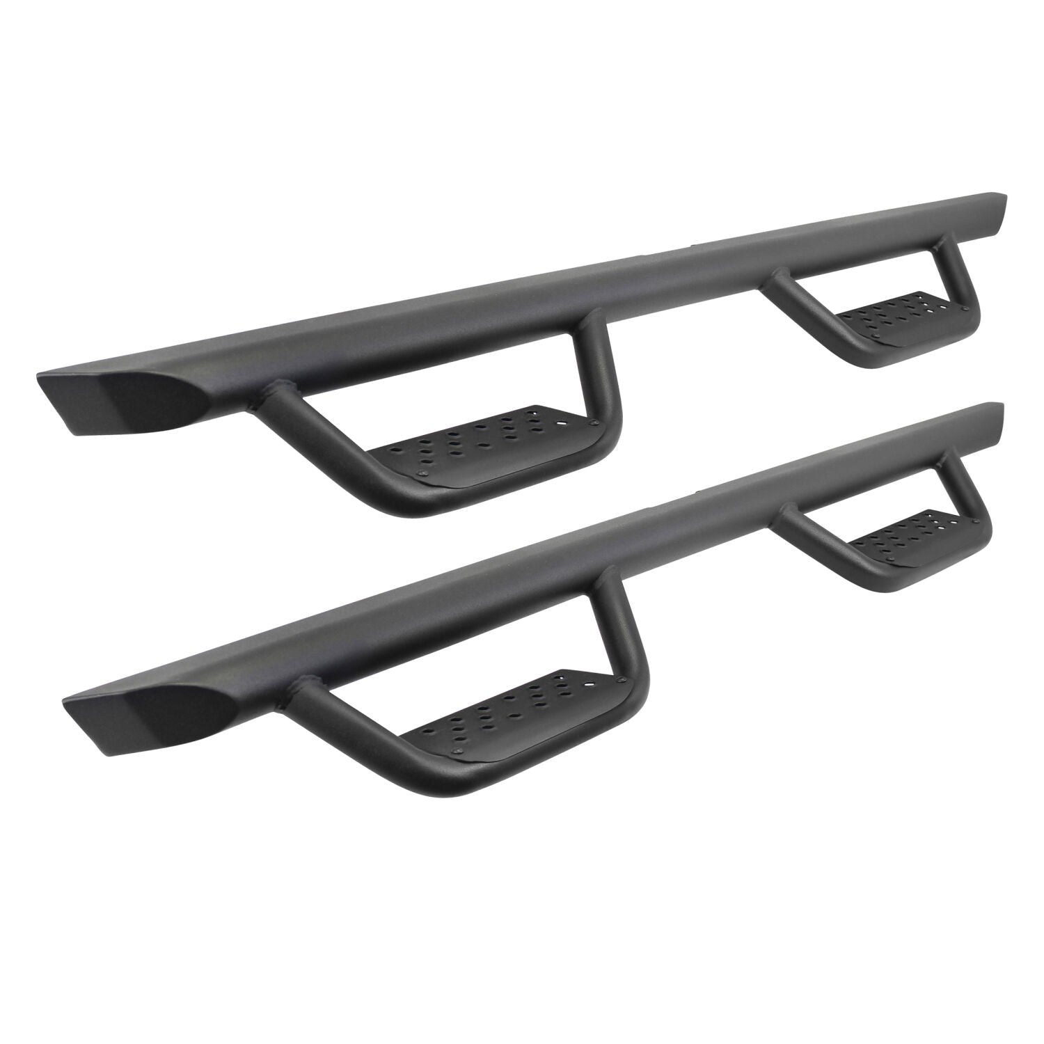 Domintator Extreme D2 Side Steps With Mounting Brackets Textured Black 2019-2026 Ford Ranger Go Rhino