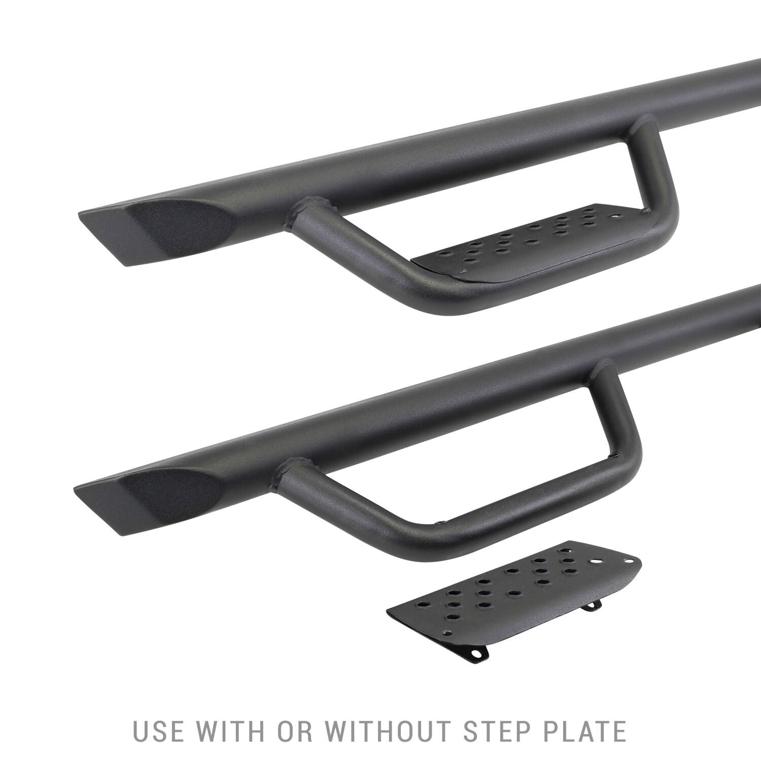 Domintator Extreme D2 Side Steps With Mounting Brackets Textured Black 2019-2026 Ford Ranger Go Rhino