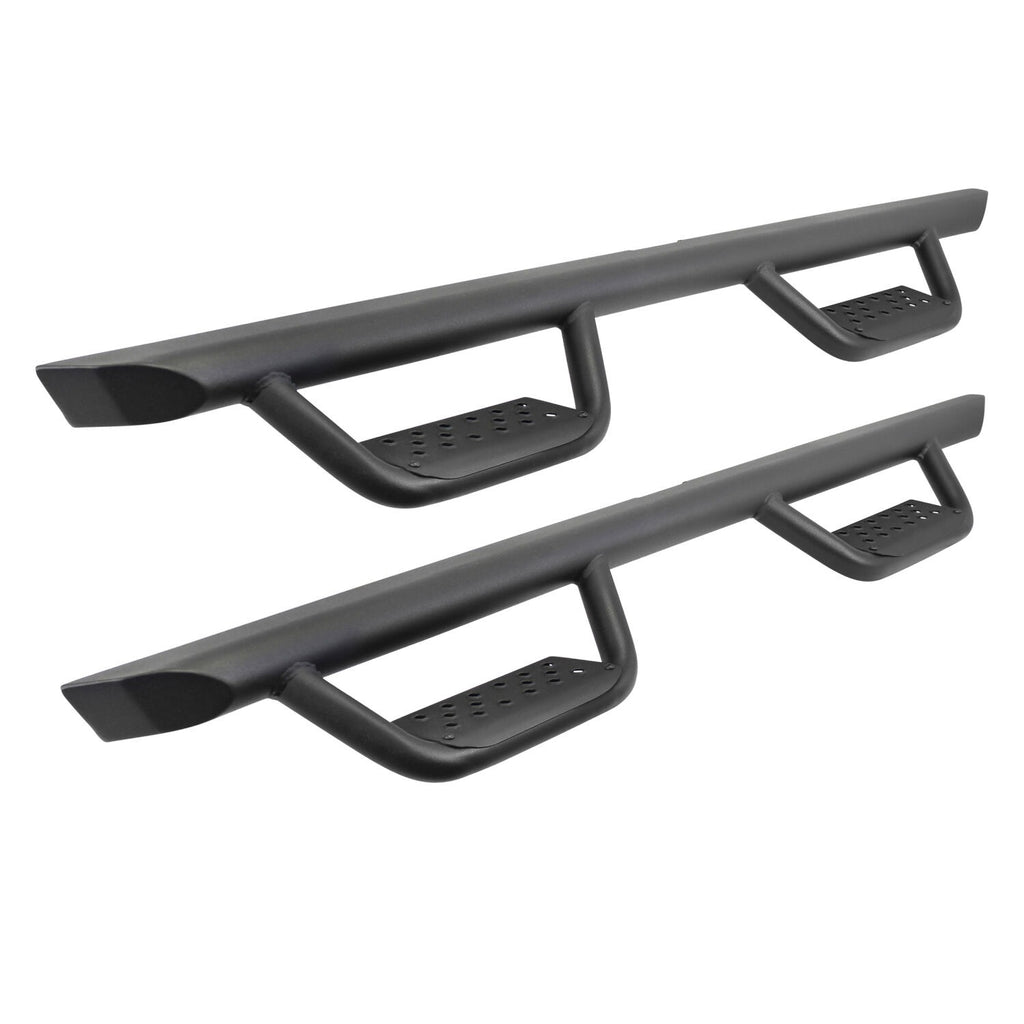 Dominator Xtreme D2 Side Steps With Mounting Bracket Kit Textured Black 2006-2023 Toyota Tacoma Go Rhino