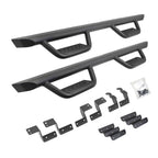 Domintator Extreme D2 Side Steps With Mounting Brackets Textured Black 2014-2024 Toyota 4Runner Go Rhino