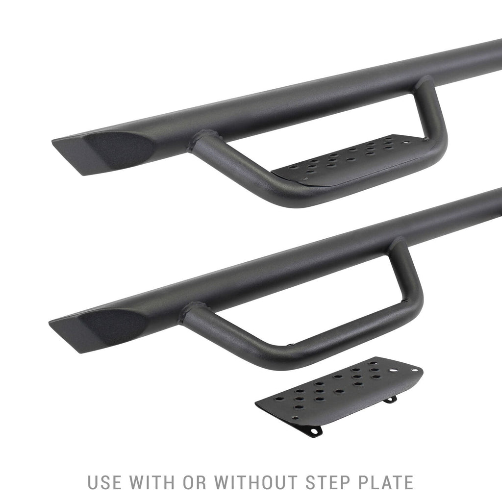Domintator Extreme D2 Side Steps With Mounting Brackets Textured Black 2014-2024 Toyota 4Runner Go Rhino