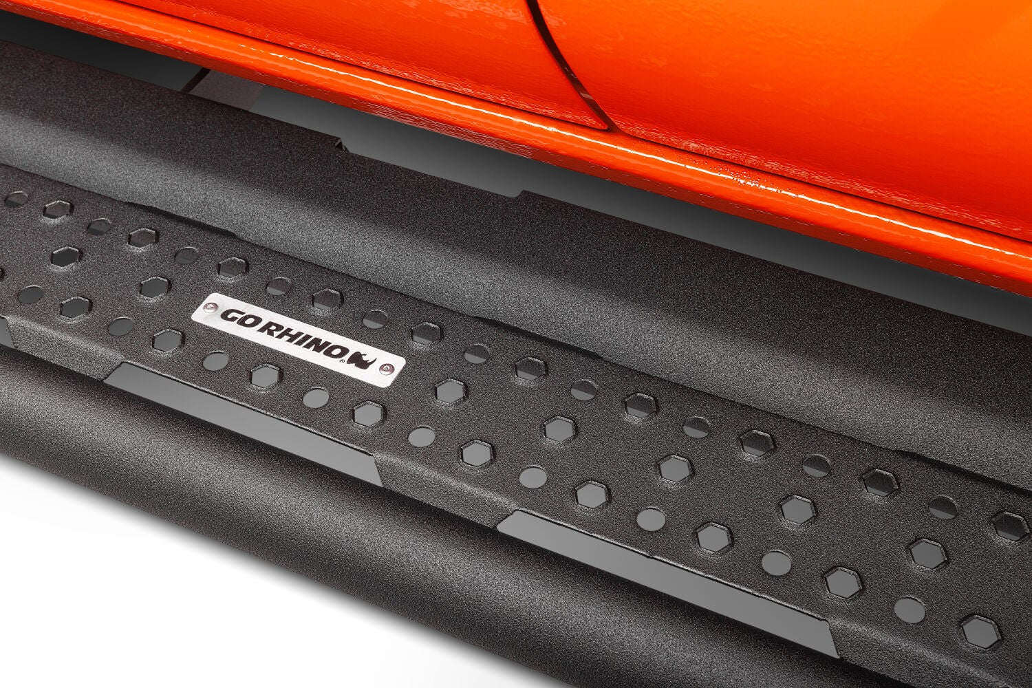 Dominator Xtreme D6 Steps with Rocker Panel Brackets Xtra Cab Texured Black 2024-2026 Toyota Tacoma Go Rhino